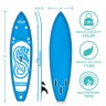 Inflatable stand up paddle board Rainbow Snake